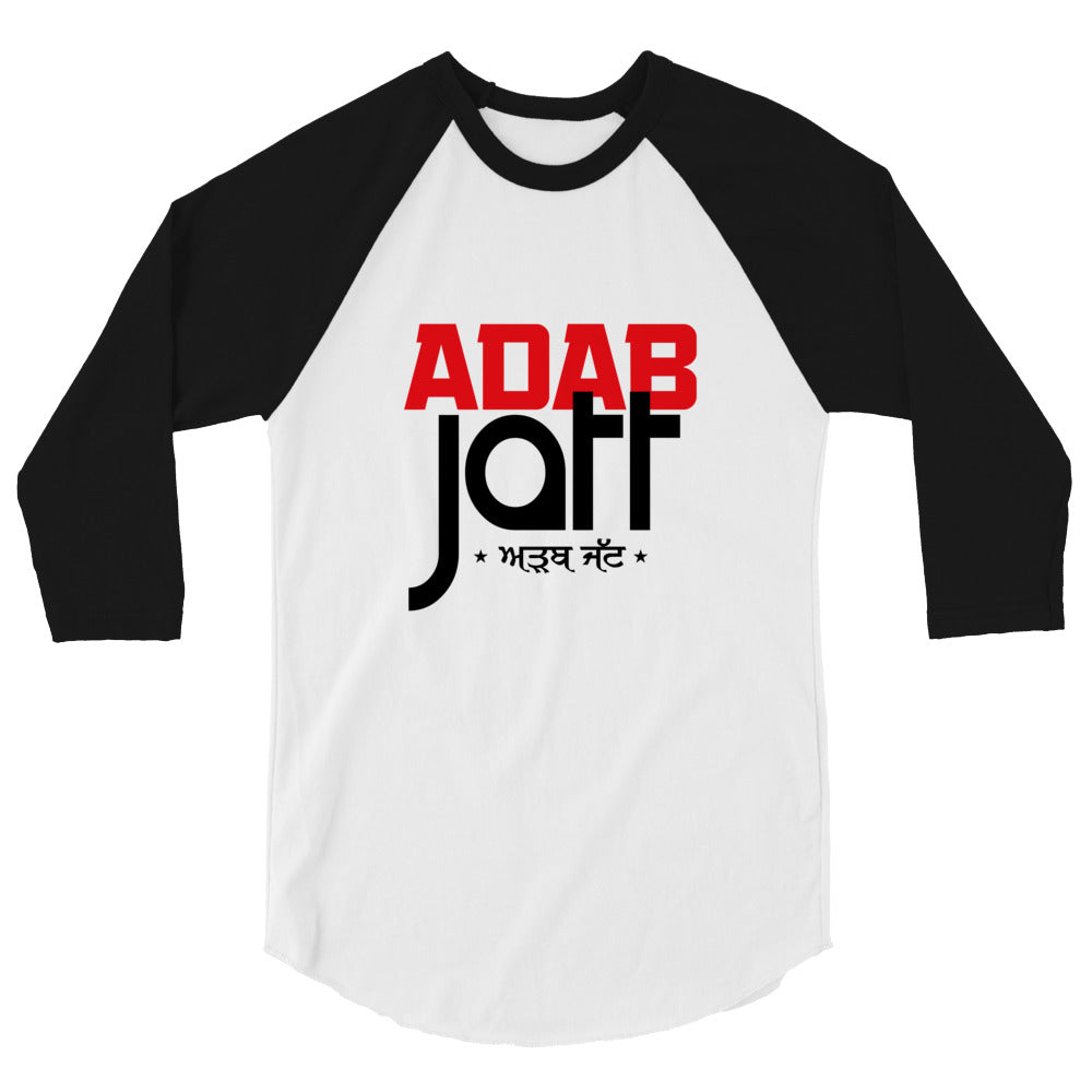 ADAB JATT - 3/4 sleeve raglan shirt