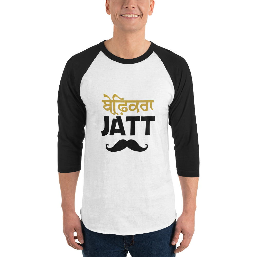 BEFIKRA JATT - 3/4 sleeve raglan shirt