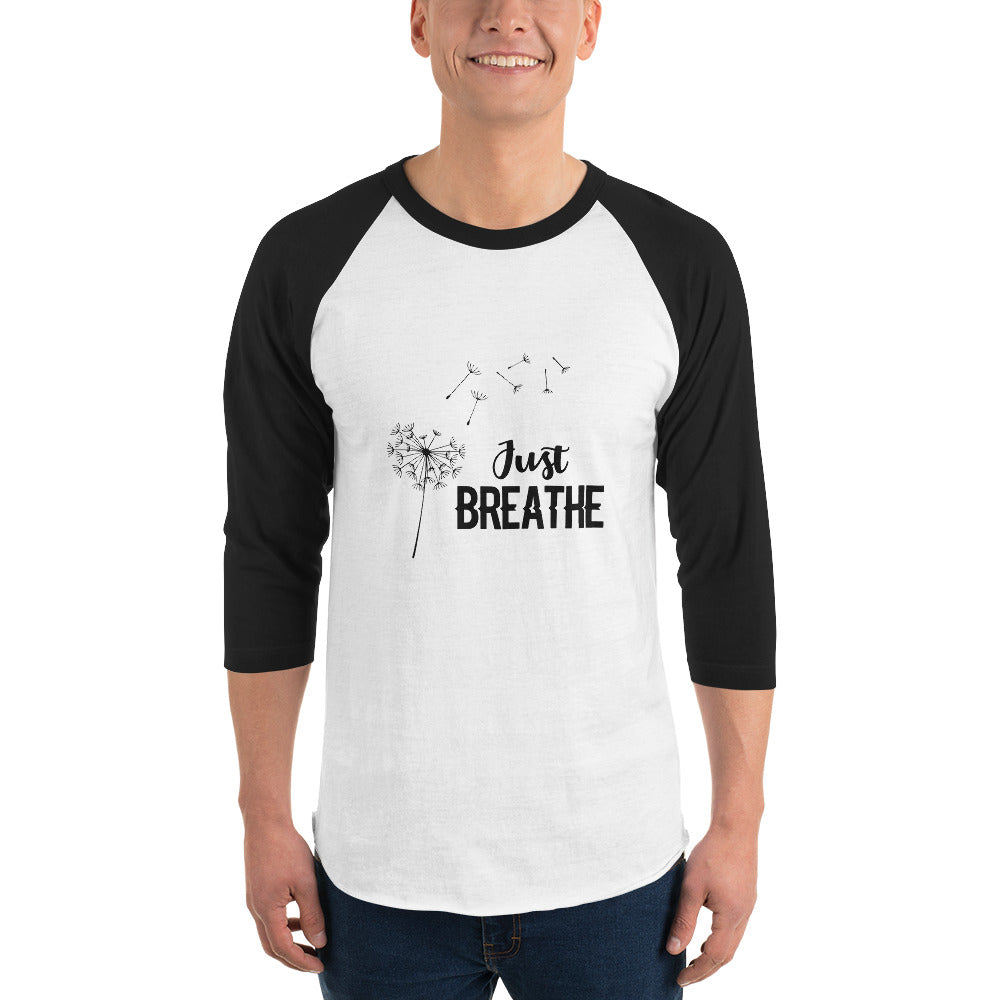 JUST BREATHE - 3/4 sleeve raglan shirt