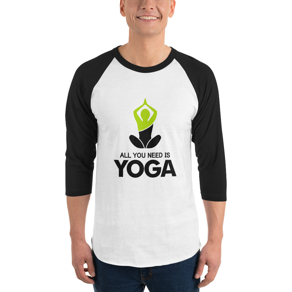 ALL YOU NEED IS YOGA - 3/4 sleeve raglan shirt