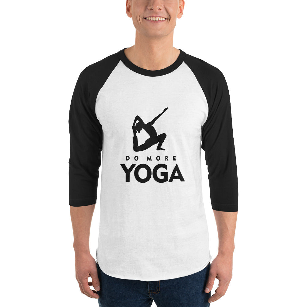 DO MORE YOGA - 3/4 sleeve raglan shirt