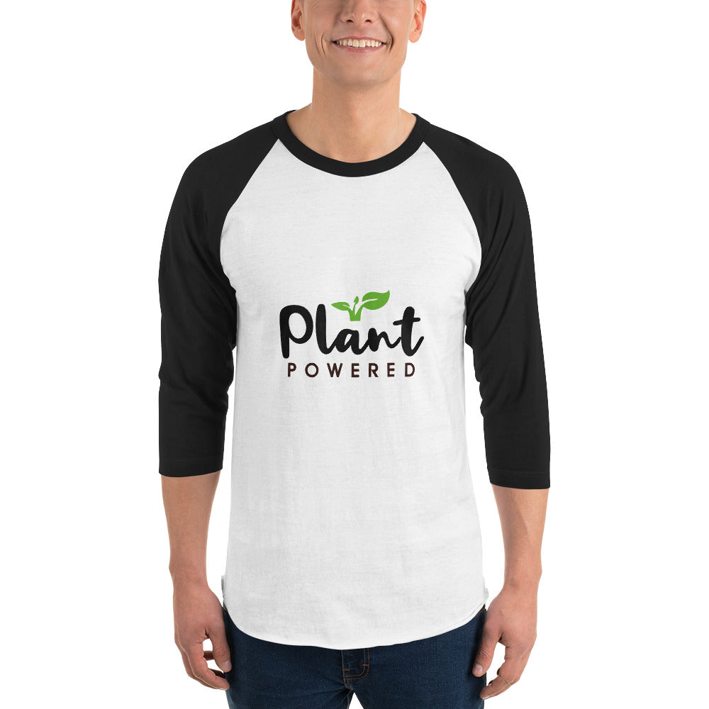 PLANT POWERED - 3/4 sleeve raglan shirt