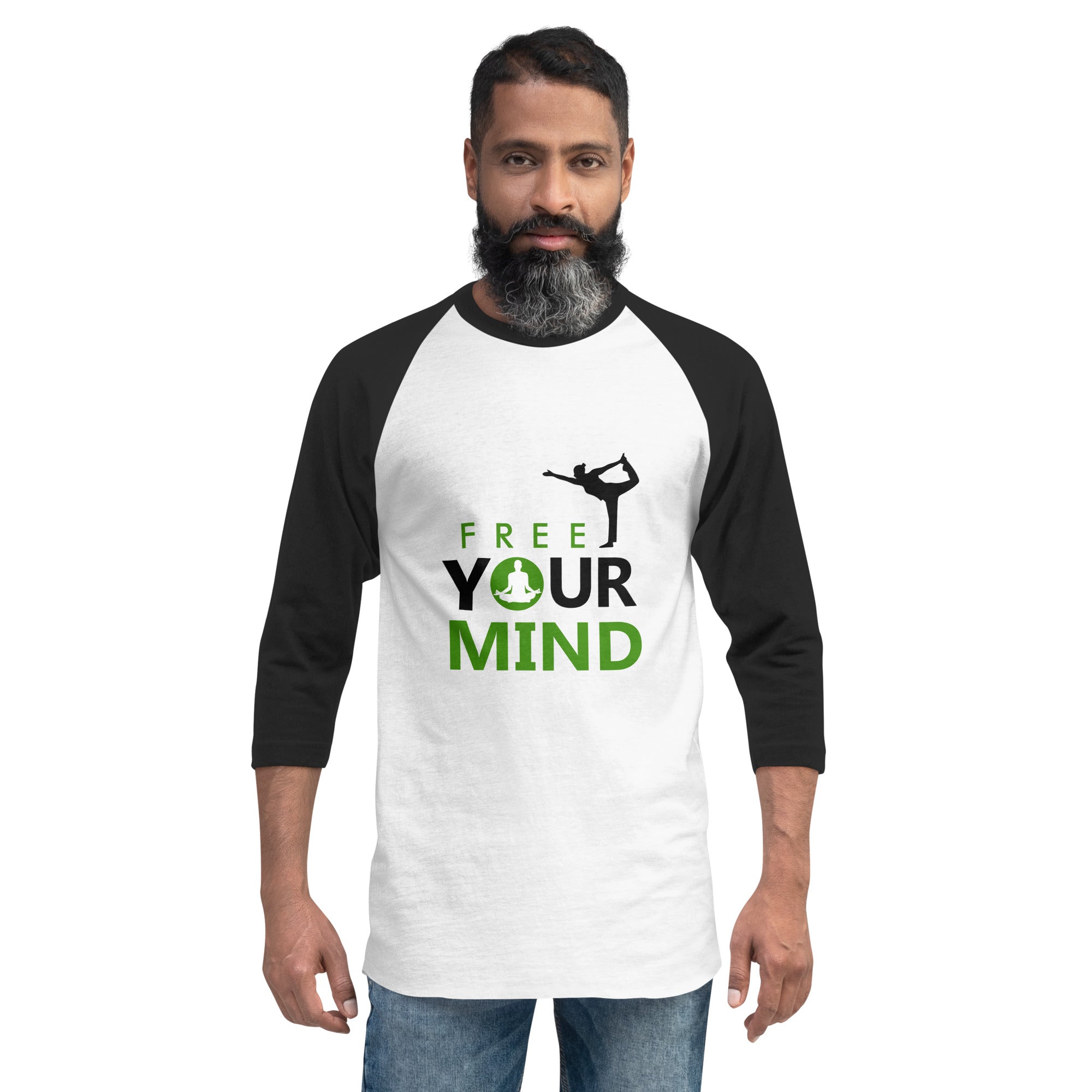 FREE YOUR MIND - 3/4 sleeve raglan shirt