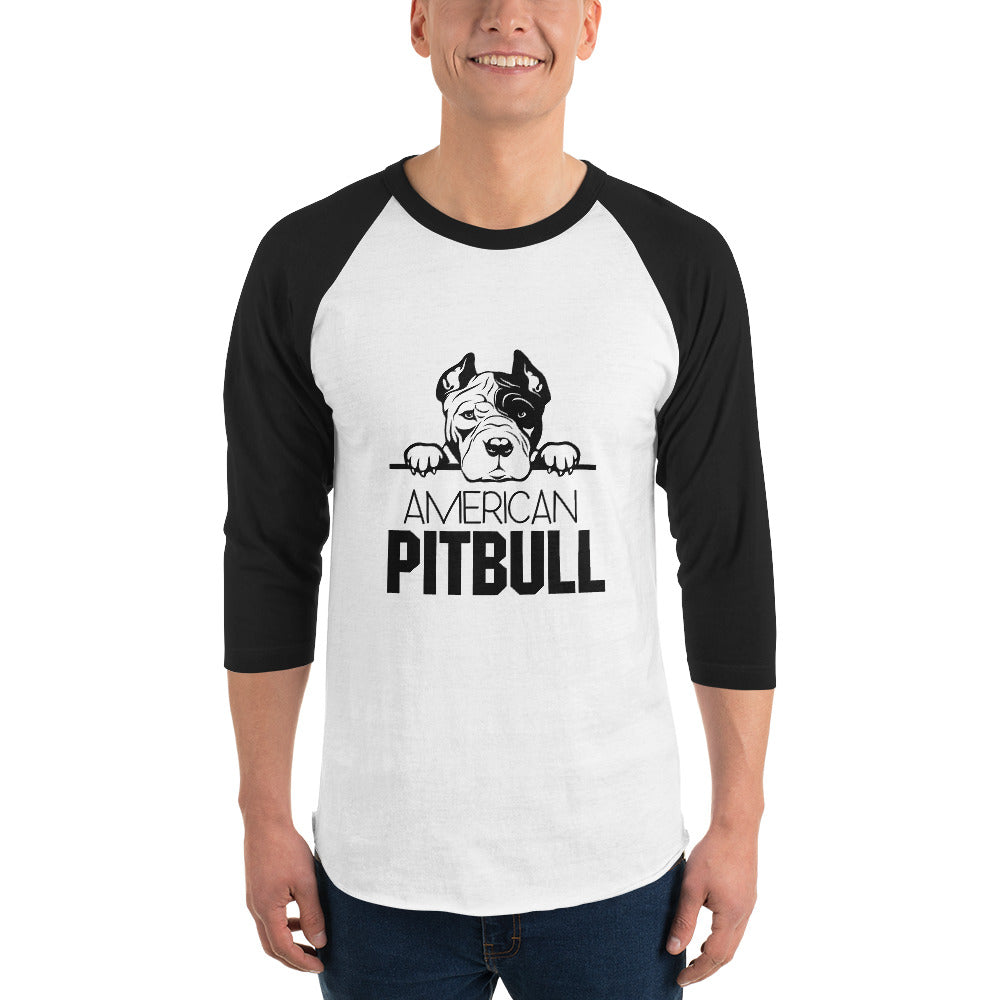 AMERICAN PITBULL - 3/4 sleeve raglan shirt