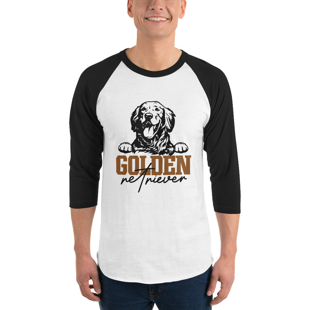 GOLDEN RETRIEVER - 3/4 sleeve raglan shirt