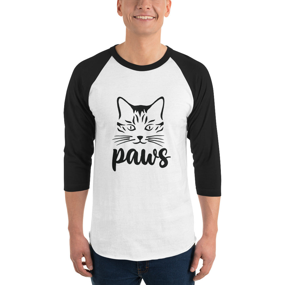 PAWS - 3/4 sleeve raglan shirt