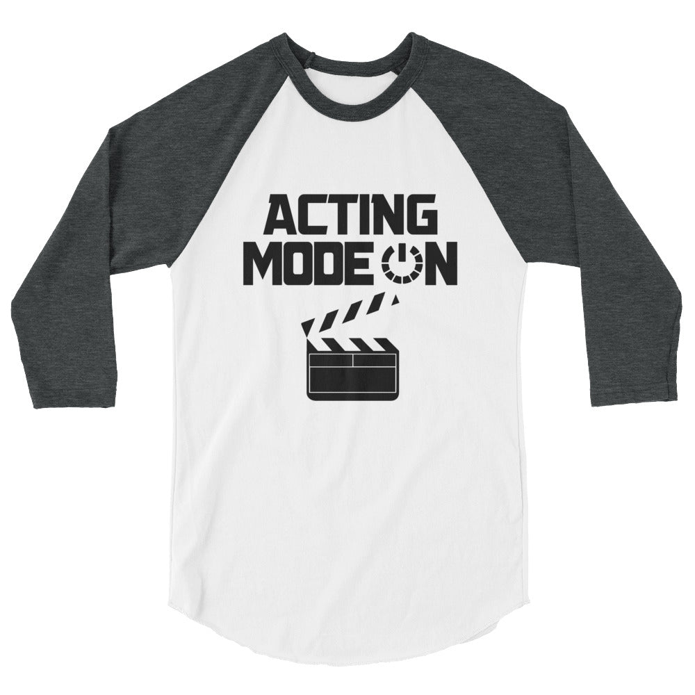 Acting mode - 3/4 sleeve raglan shirt