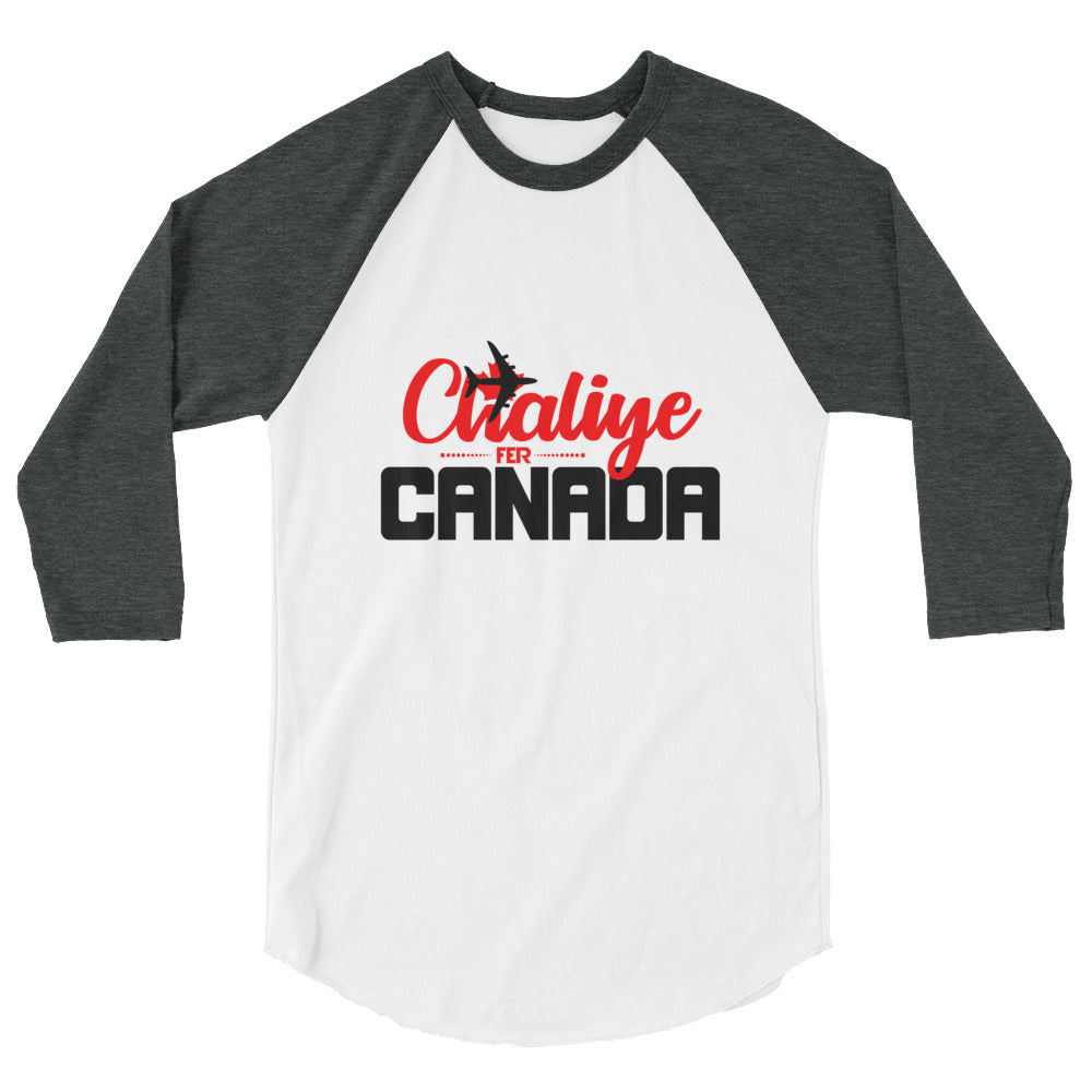 CHALIYE FER CANADA - 3/4 sleeve raglan shirt