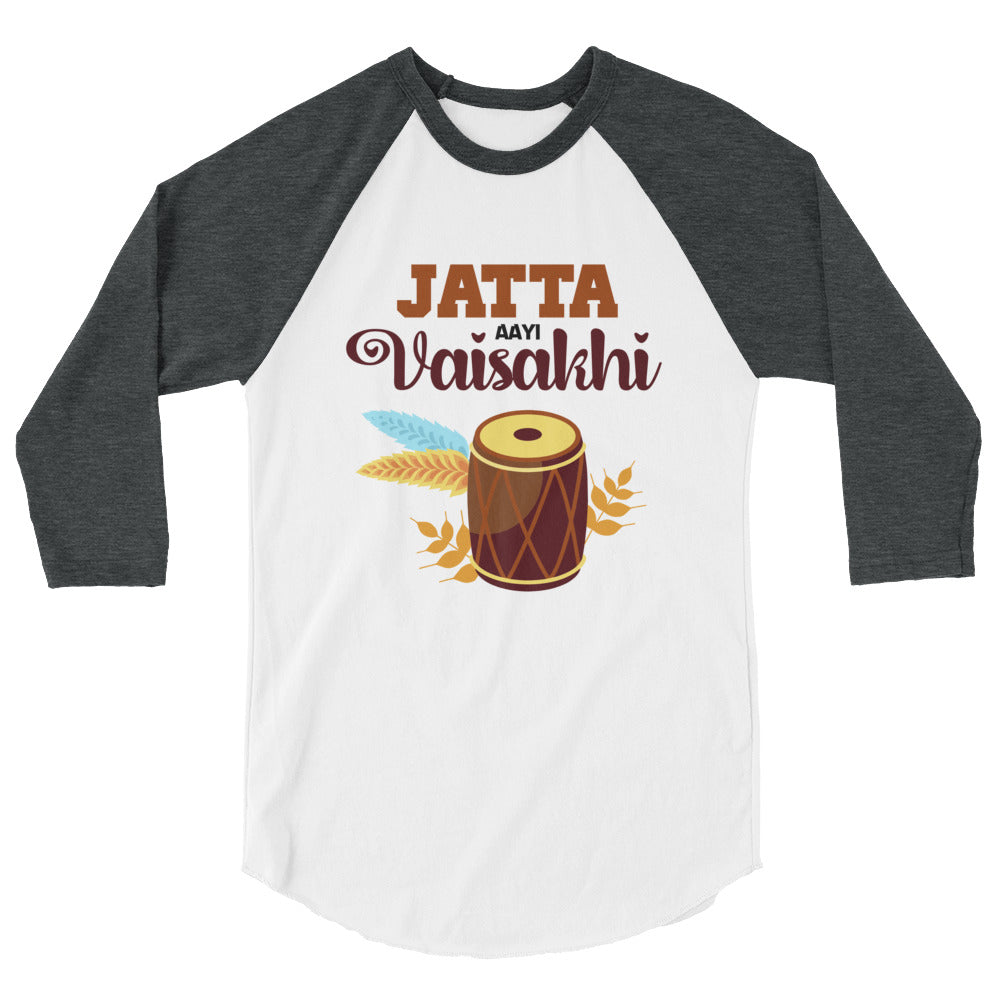 JATTA AAYI VAISAKHI - 3/4 sleeve raglan shirt