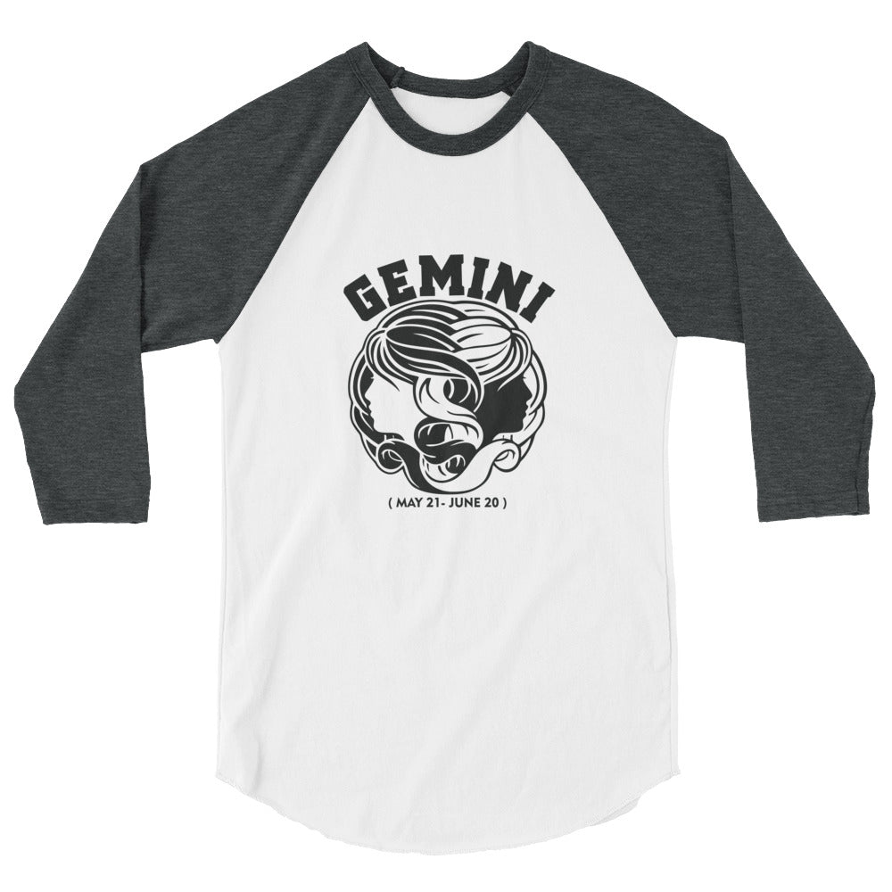 GEMINI - 3/4 sleeve raglan shirt