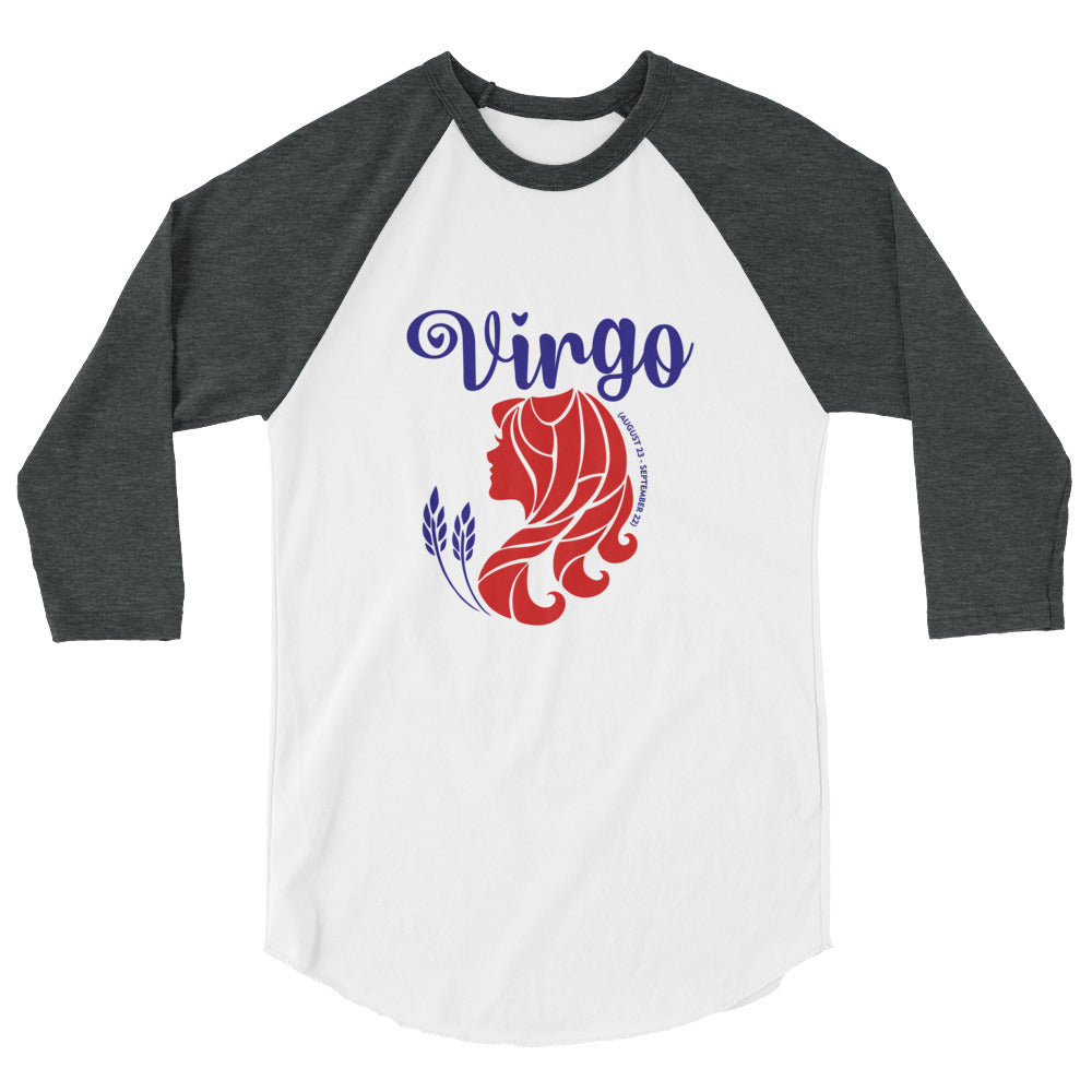 VIRGO - 3/4 sleeve raglan shirt