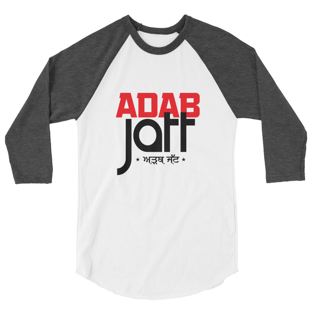 ADAB JATT - 3/4 sleeve raglan shirt