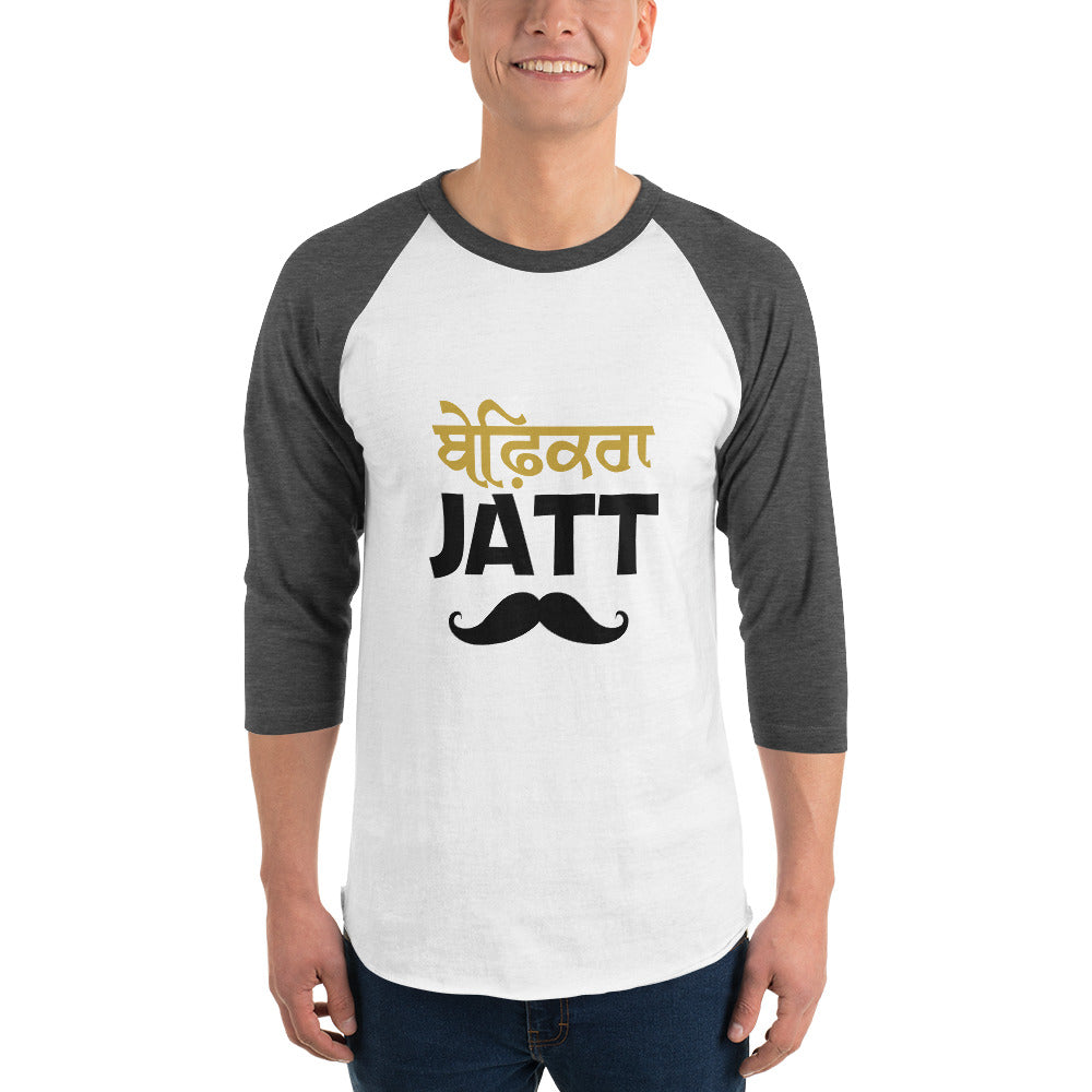 BEFIKRA JATT - 3/4 sleeve raglan shirt