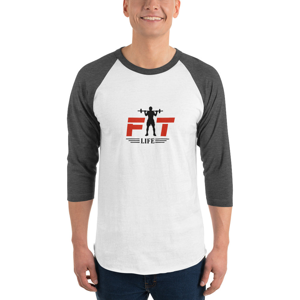 FIT LIFE - 3/4 sleeve raglan shirt