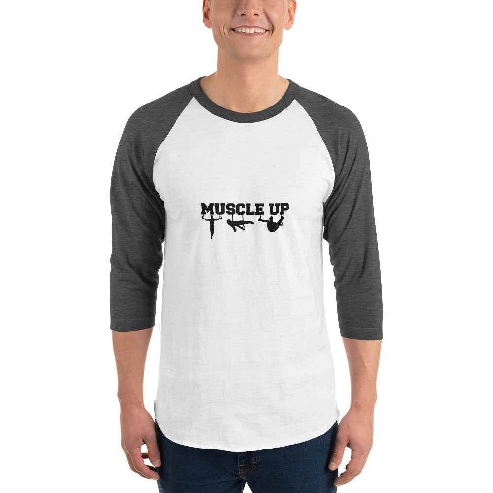 MUSCLE UP - 3/4 sleeve raglan shirt