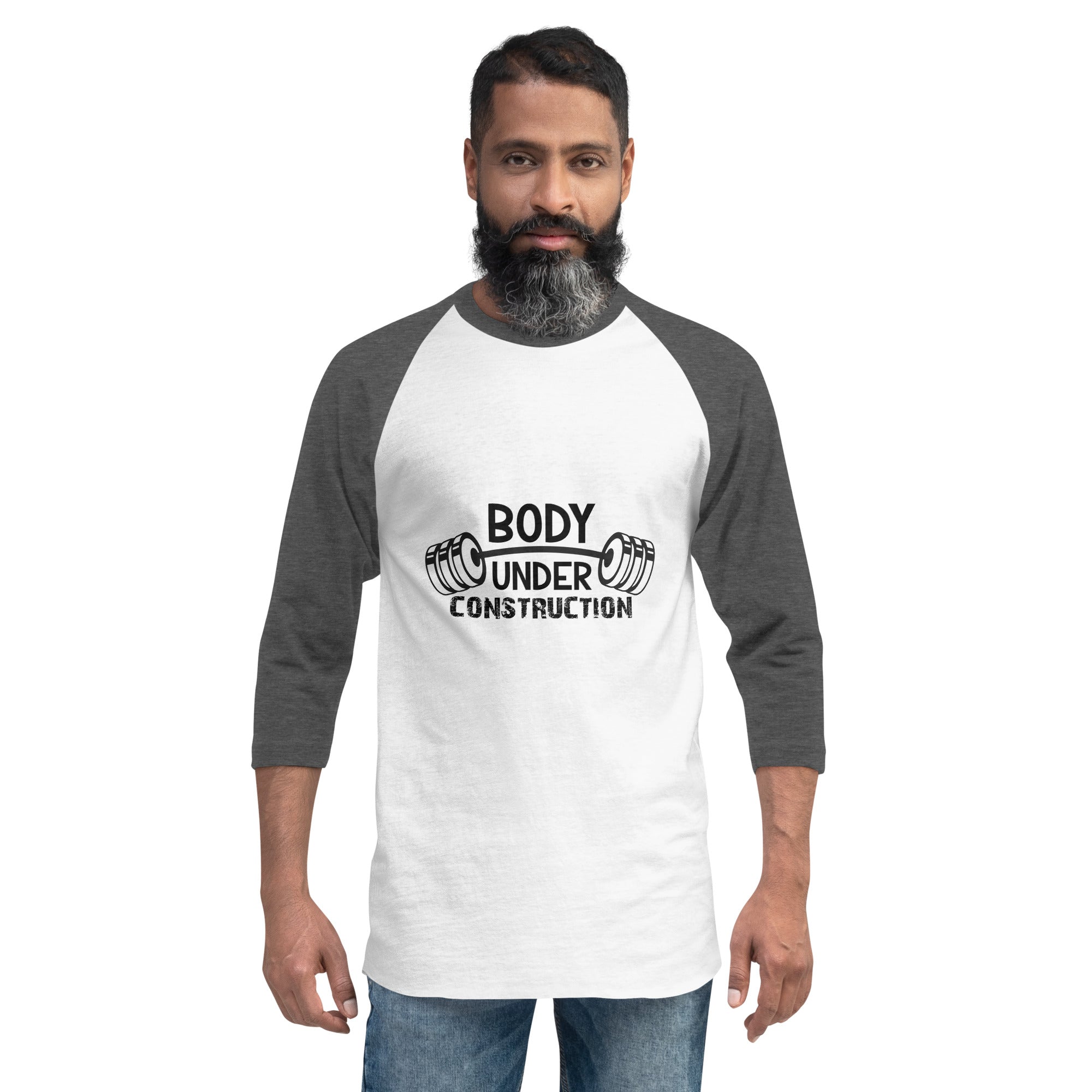 BODY UNDER CONSTRUCTION - 3/4 sleeve raglan shirt