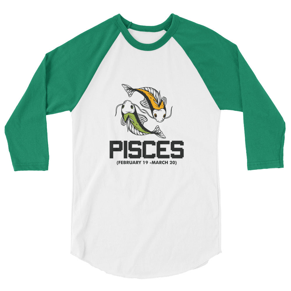 PISCES - 3/4 sleeve raglan shirt