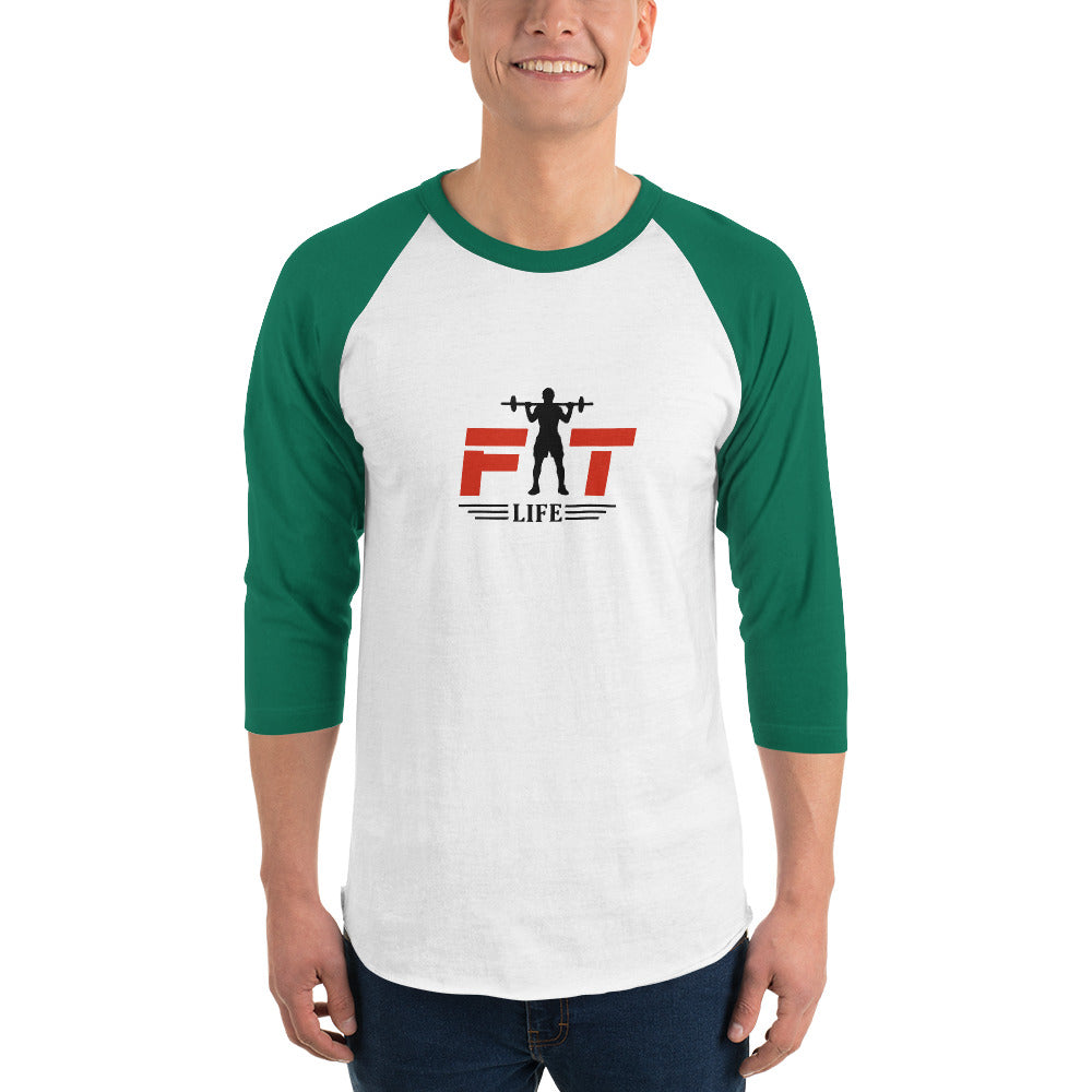 FIT LIFE - 3/4 sleeve raglan shirt