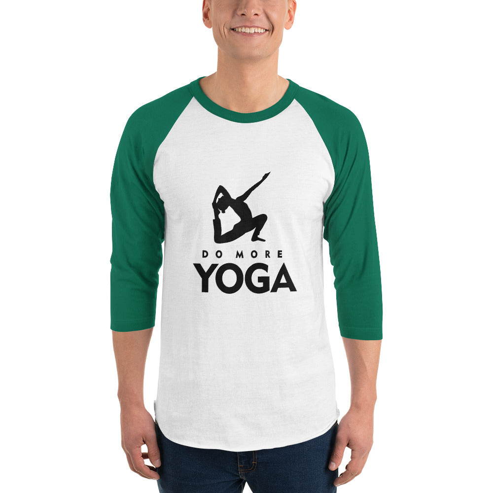 DO MORE YOGA - 3/4 sleeve raglan shirt