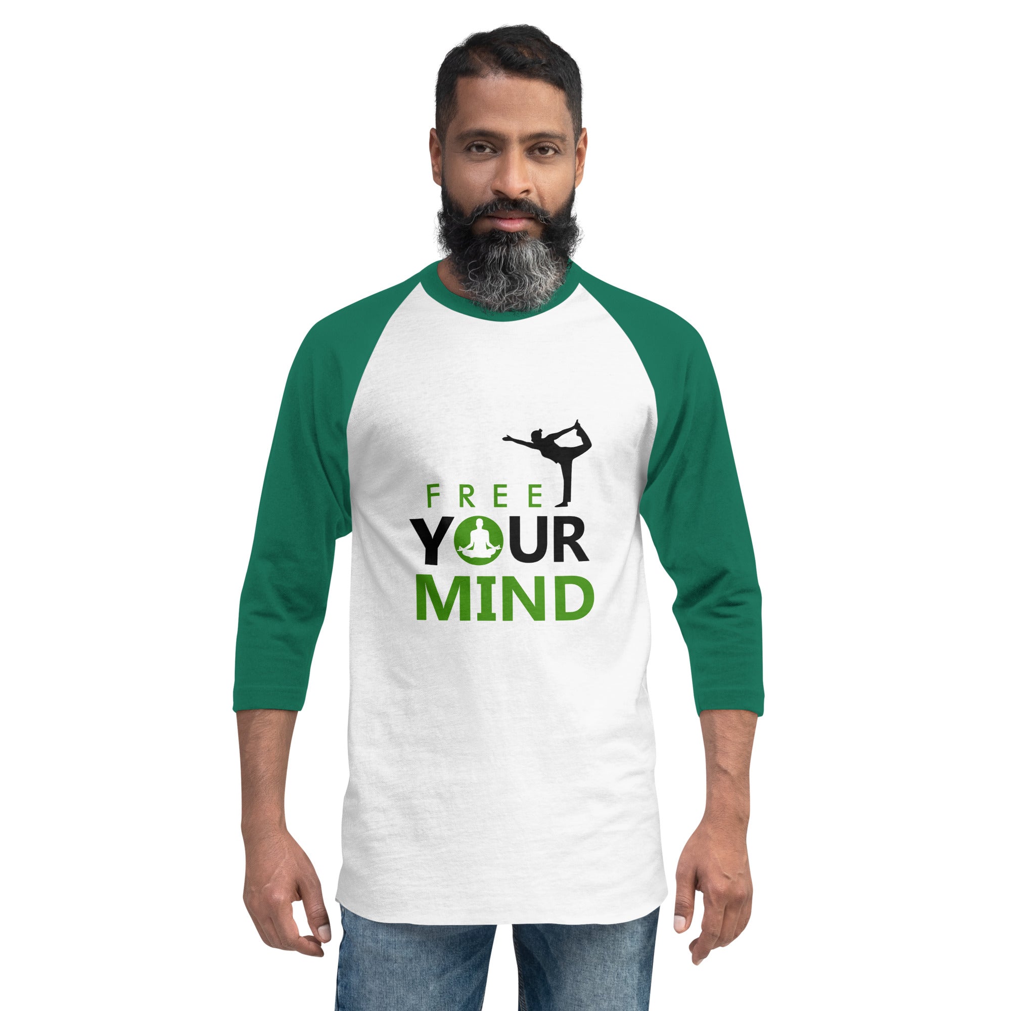 FREE YOUR MIND - 3/4 sleeve raglan shirt