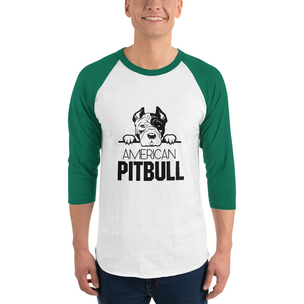 AMERICAN PITBULL - 3/4 sleeve raglan shirt