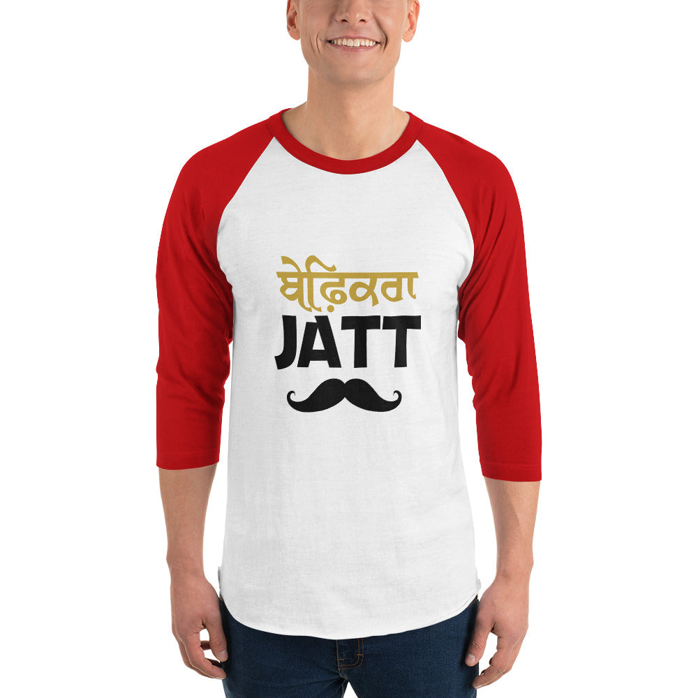 BEFIKRA JATT - 3/4 sleeve raglan shirt