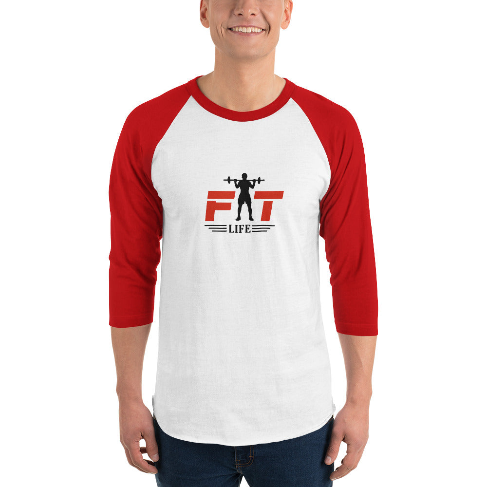 FIT LIFE - 3/4 sleeve raglan shirt