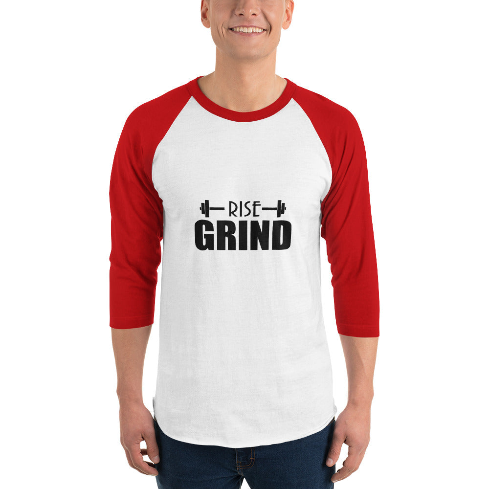 RISE GRIND - 3/4 sleeve raglan shirt