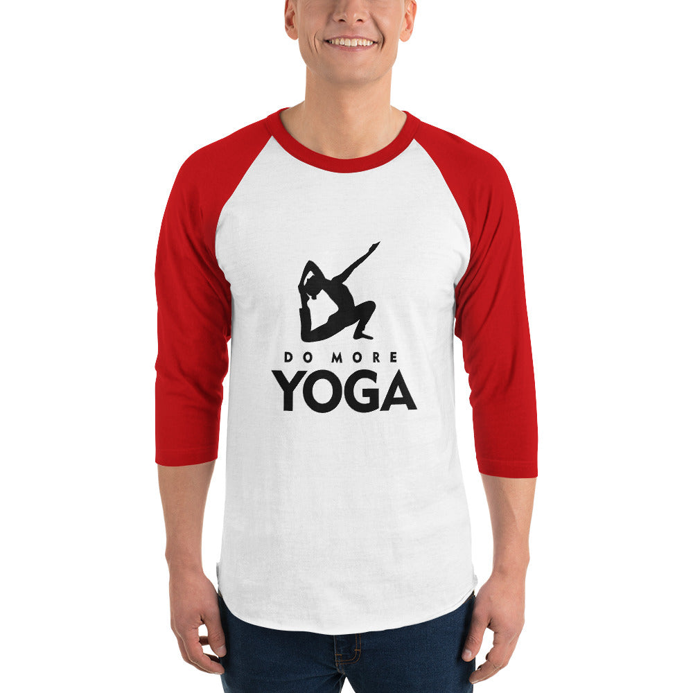 DO MORE YOGA - 3/4 sleeve raglan shirt