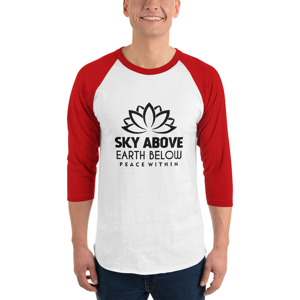 SKY ABOVE EARTH BELOW - 3/4 sleeve raglan shirt