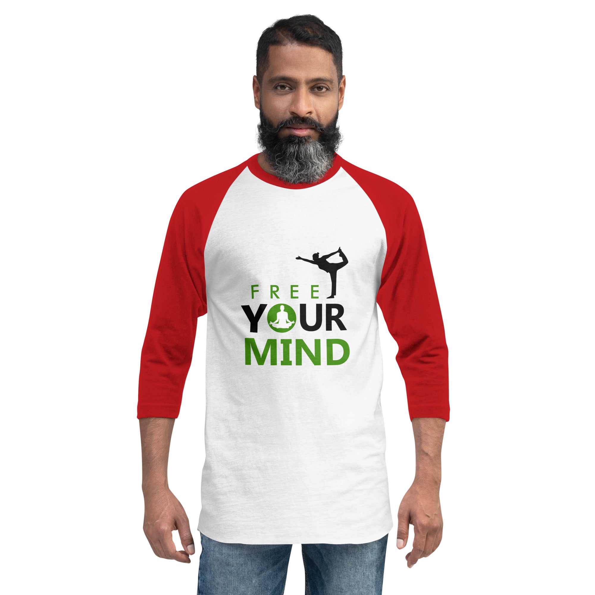 FREE YOUR MIND - 3/4 sleeve raglan shirt