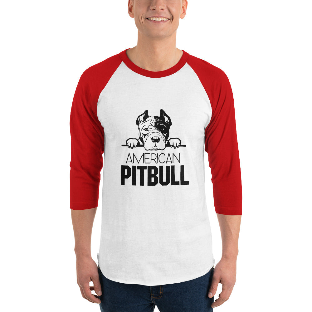 AMERICAN PITBULL - 3/4 sleeve raglan shirt