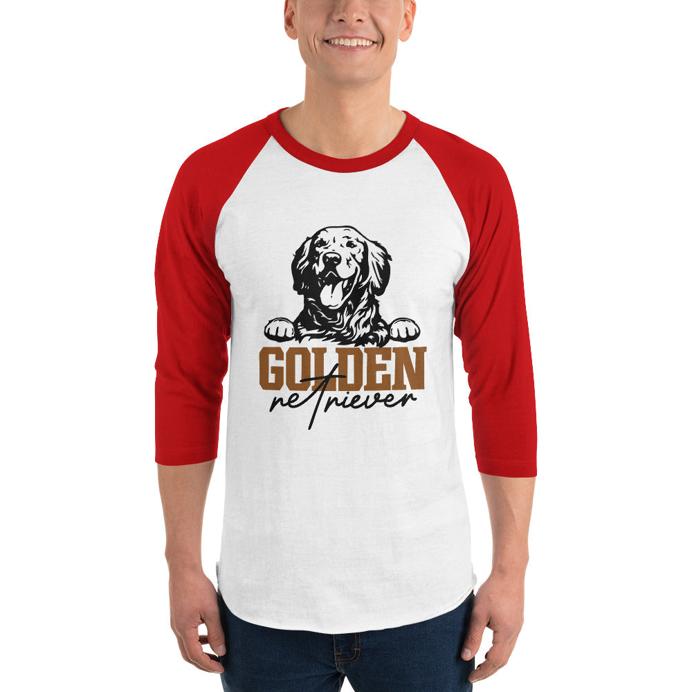 GOLDEN RETRIEVER - 3/4 sleeve raglan shirt