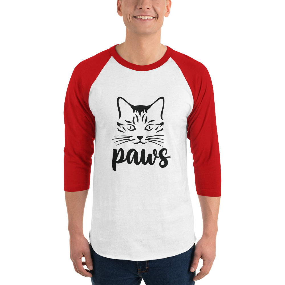 PAWS - 3/4 sleeve raglan shirt