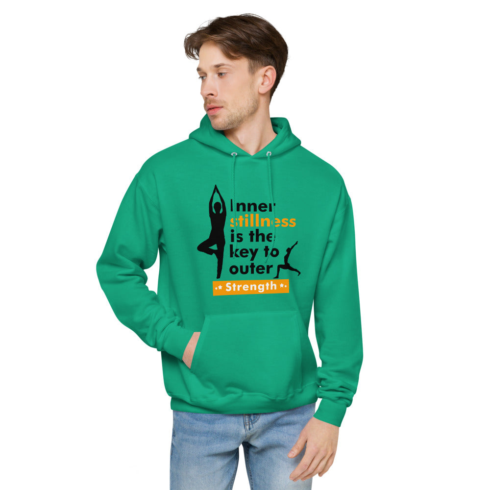 INNER STILLNESS IS THE KEY - Unisex fleece hoodie