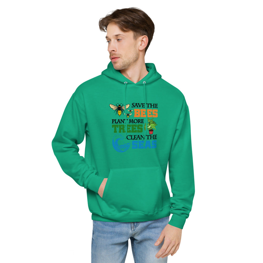 SAVE THE BEES - unisex fleece hoodie