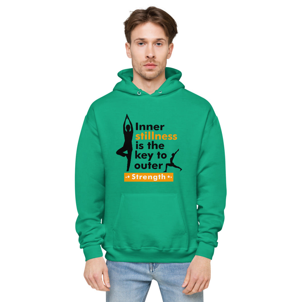 INNER STILLNESS IS THE KEY - Unisex fleece hoodie