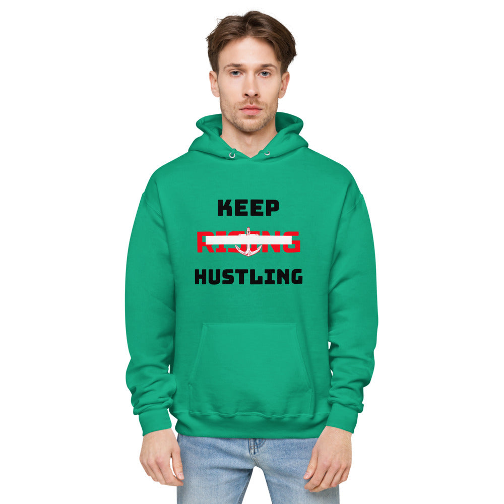 KEEP RISING HUSTLING - unisex fleece hoodie