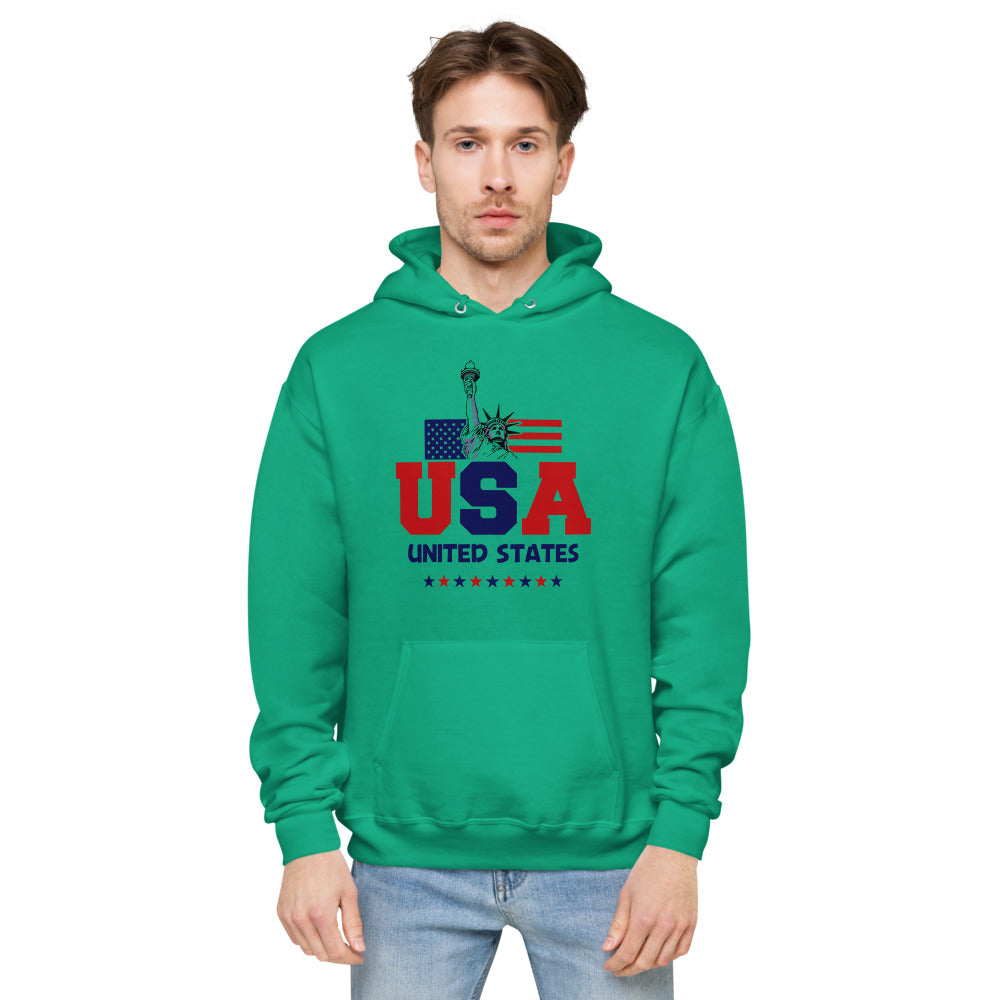 UNITED STATES OF AMERICA - unisex fleece hoodie