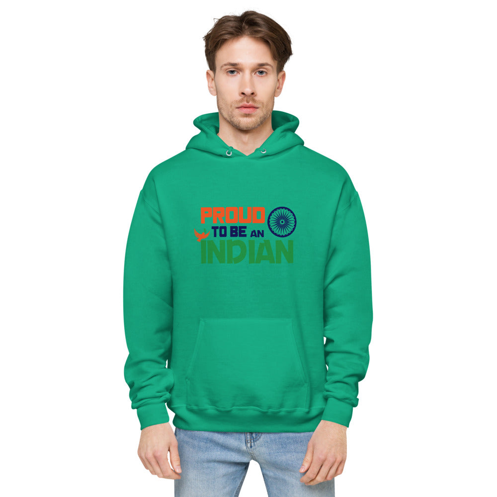 PROUD TO BE AN INDIAN - unisex fleece hoodie