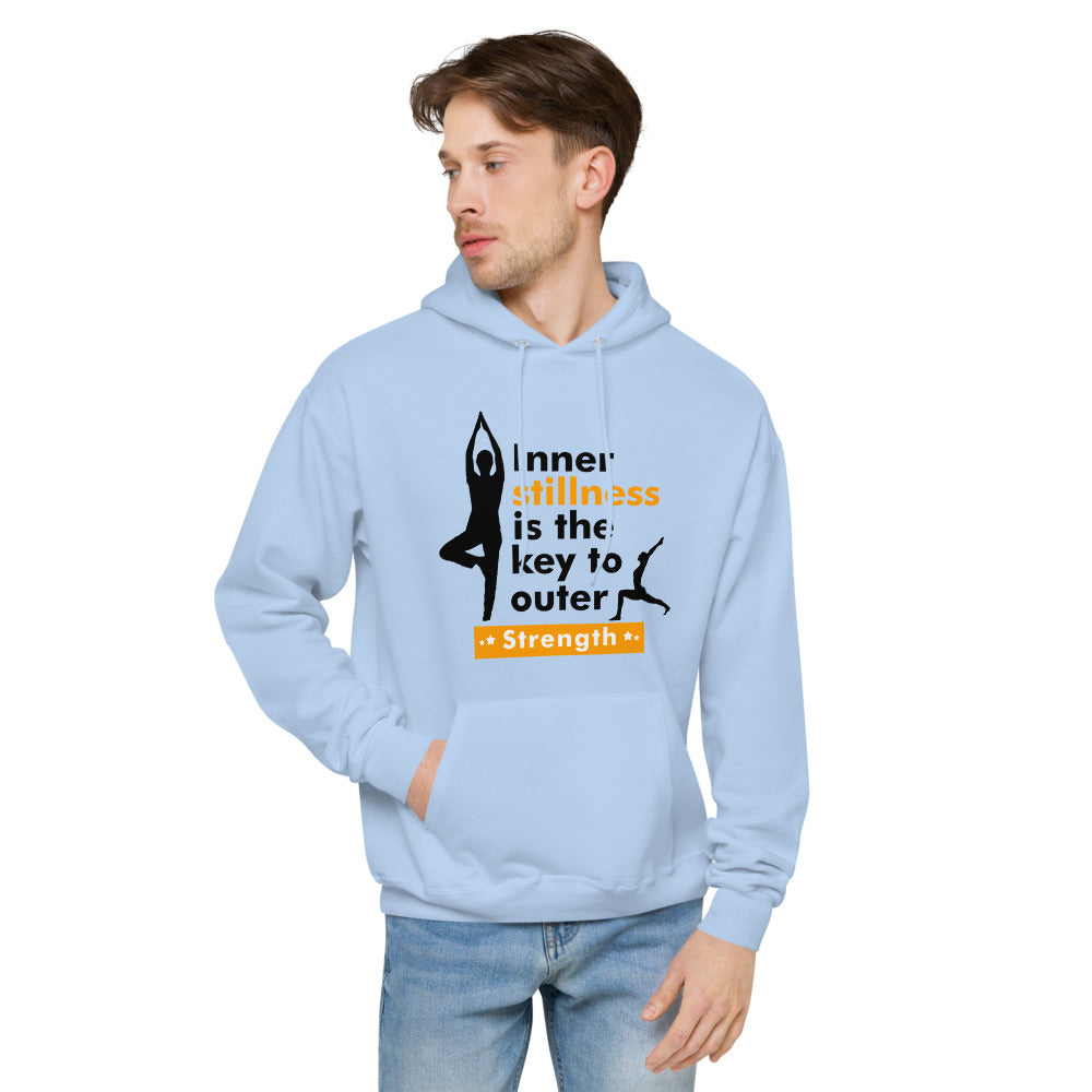 INNER STILLNESS IS THE KEY - Unisex fleece hoodie