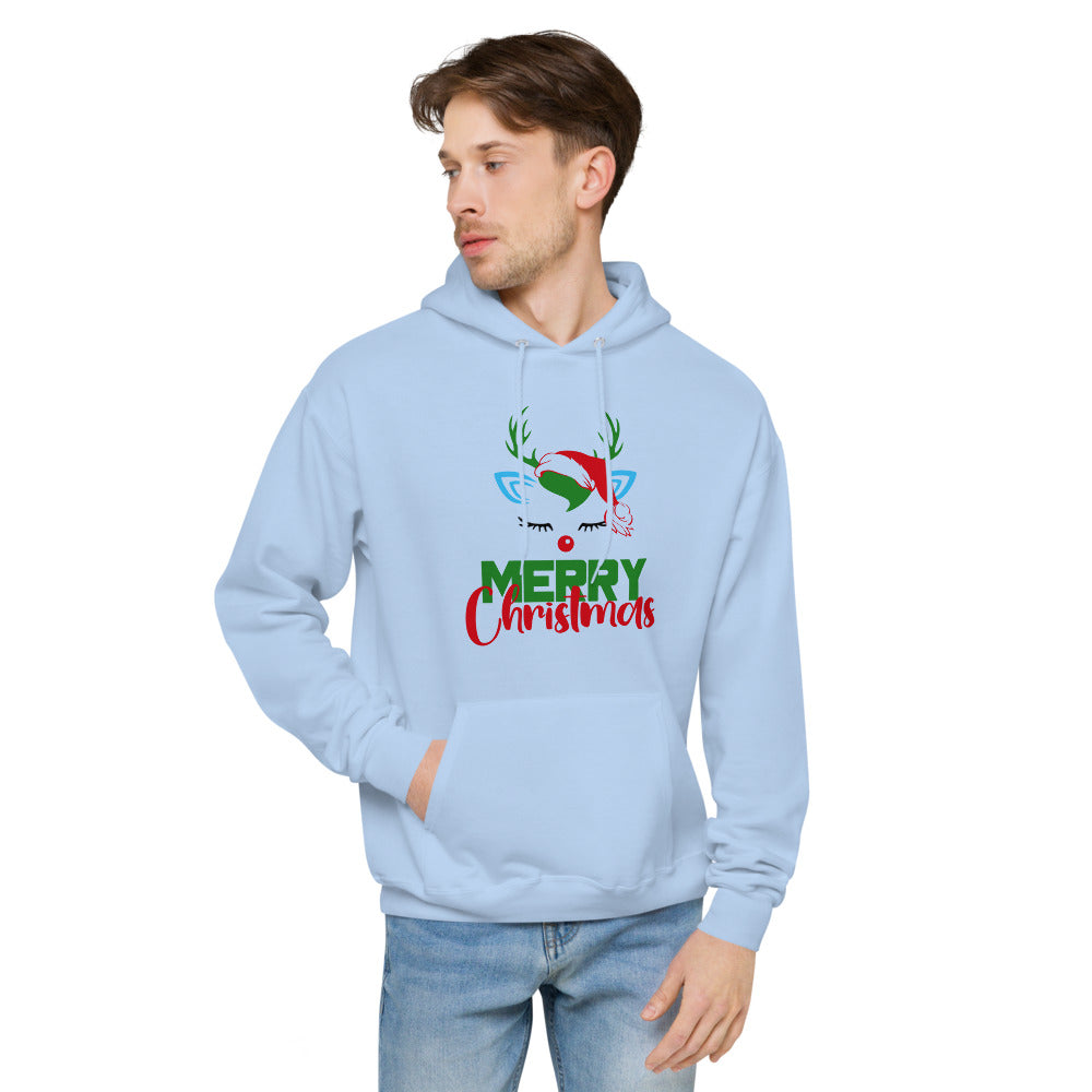 MERRY CHRISTMAS - unisex fleece hoodie