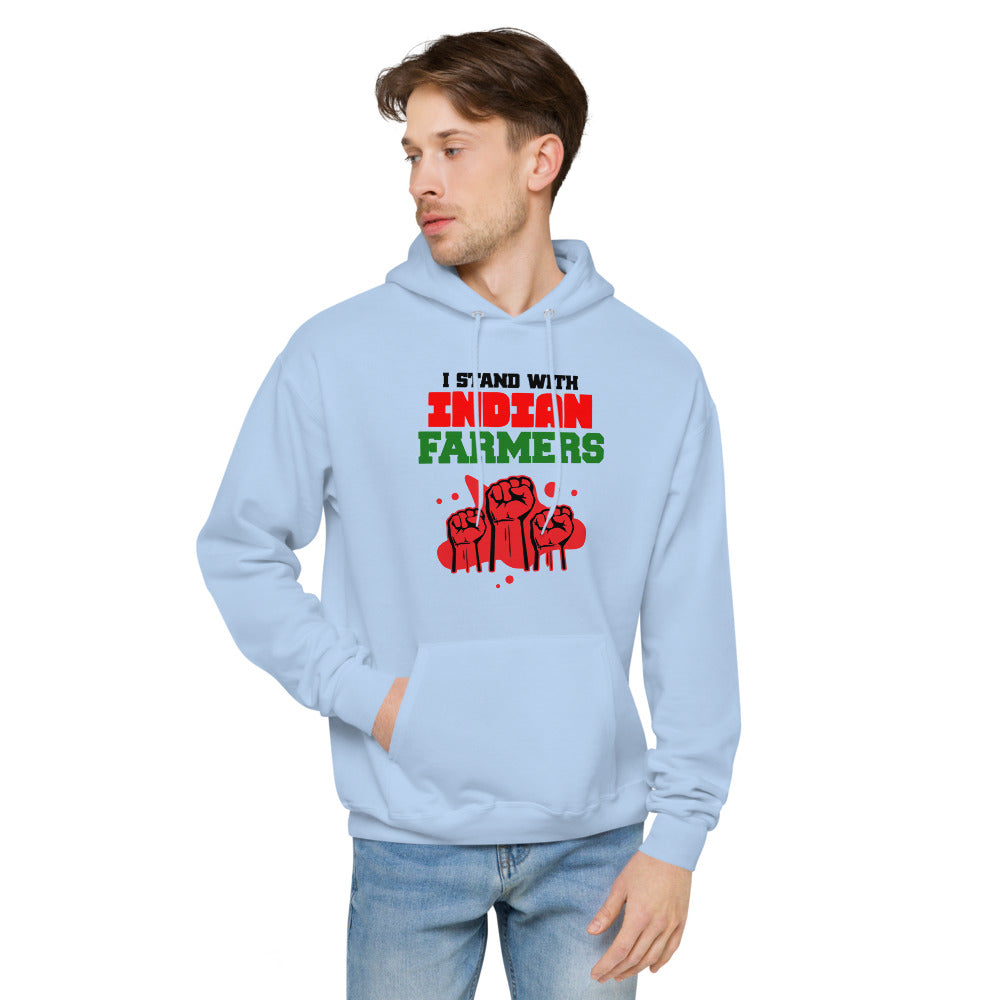 I STAND WITH INDIAN FARMERS - unisex fleece hoodie