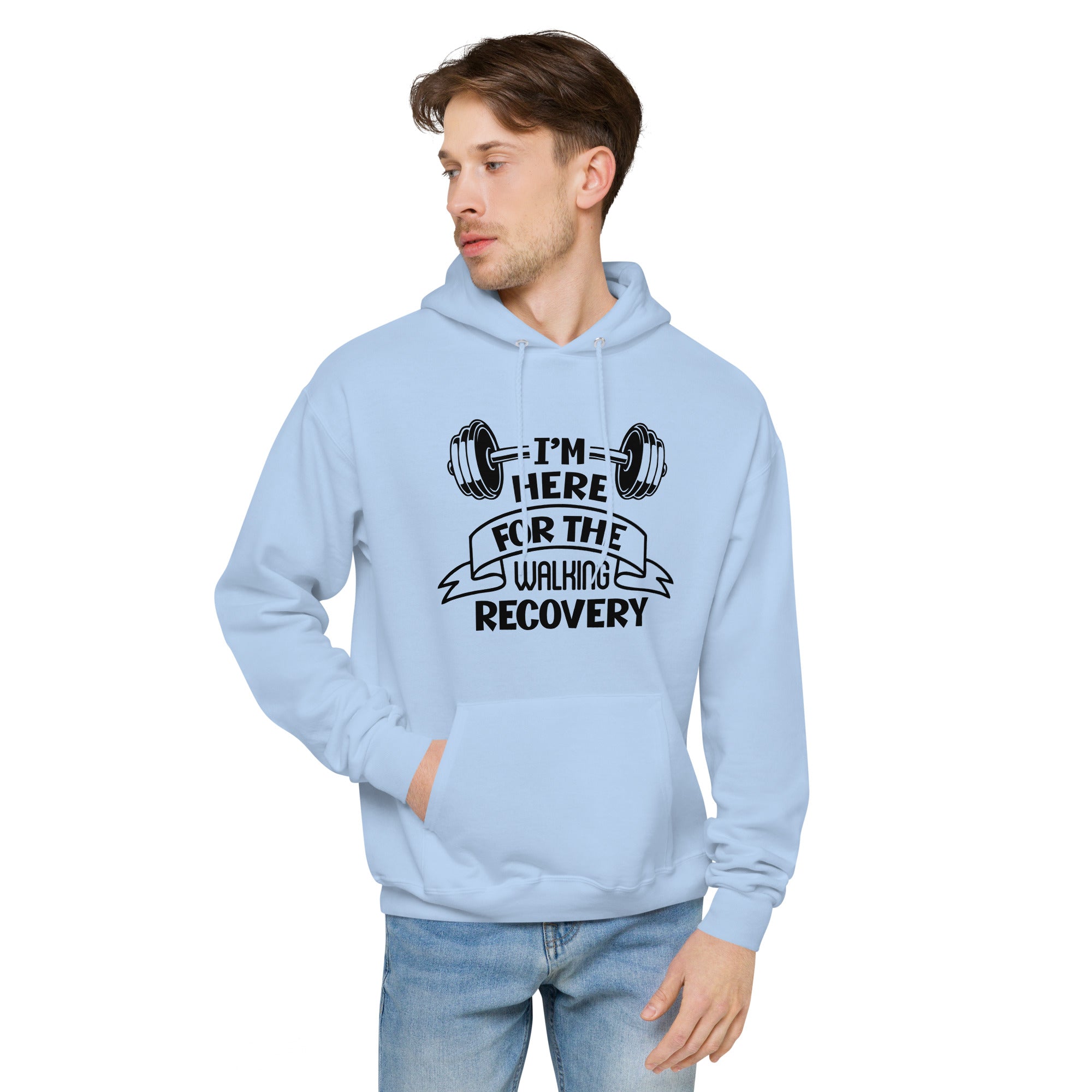 I'M HERE FOR THE WALKING RECOVERY - Unisex fleece hoodie