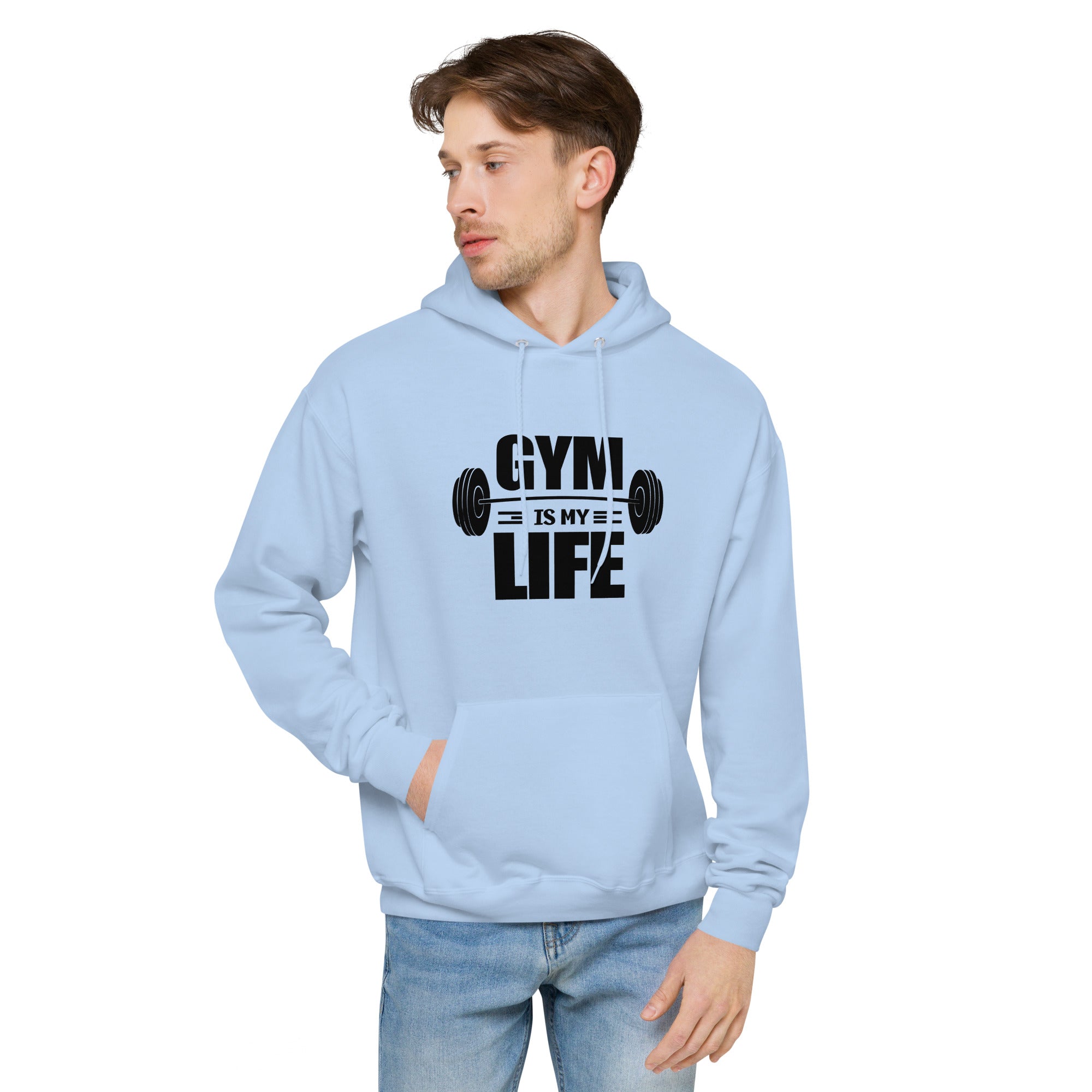 GYM IS MY LIFE - Unisex fleece hoodie