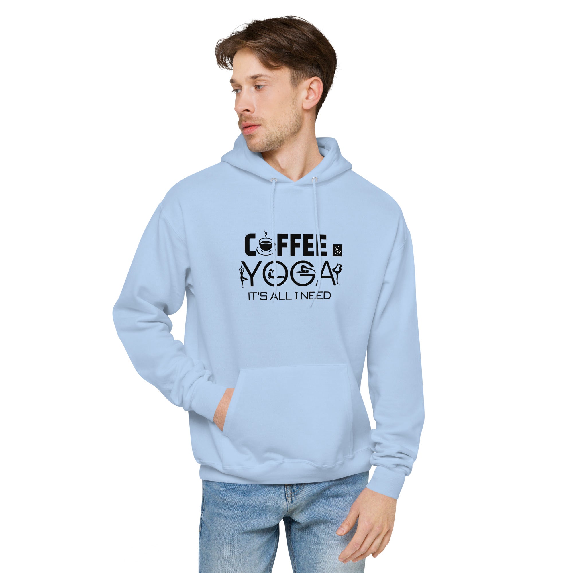 COFFEE YOGA IT'S ALL I NEED - Unisex fleece hoodie