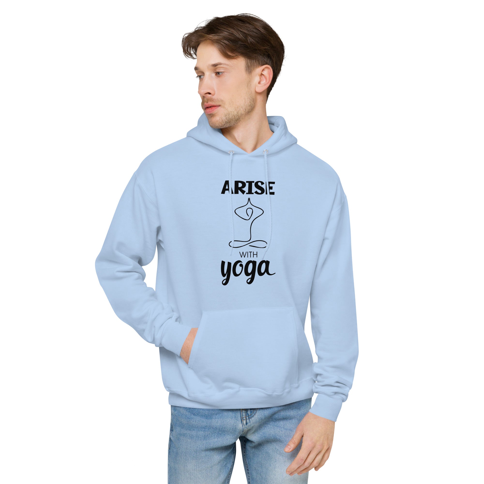 ARISE WITH YOGA - Unisex fleece hoodie