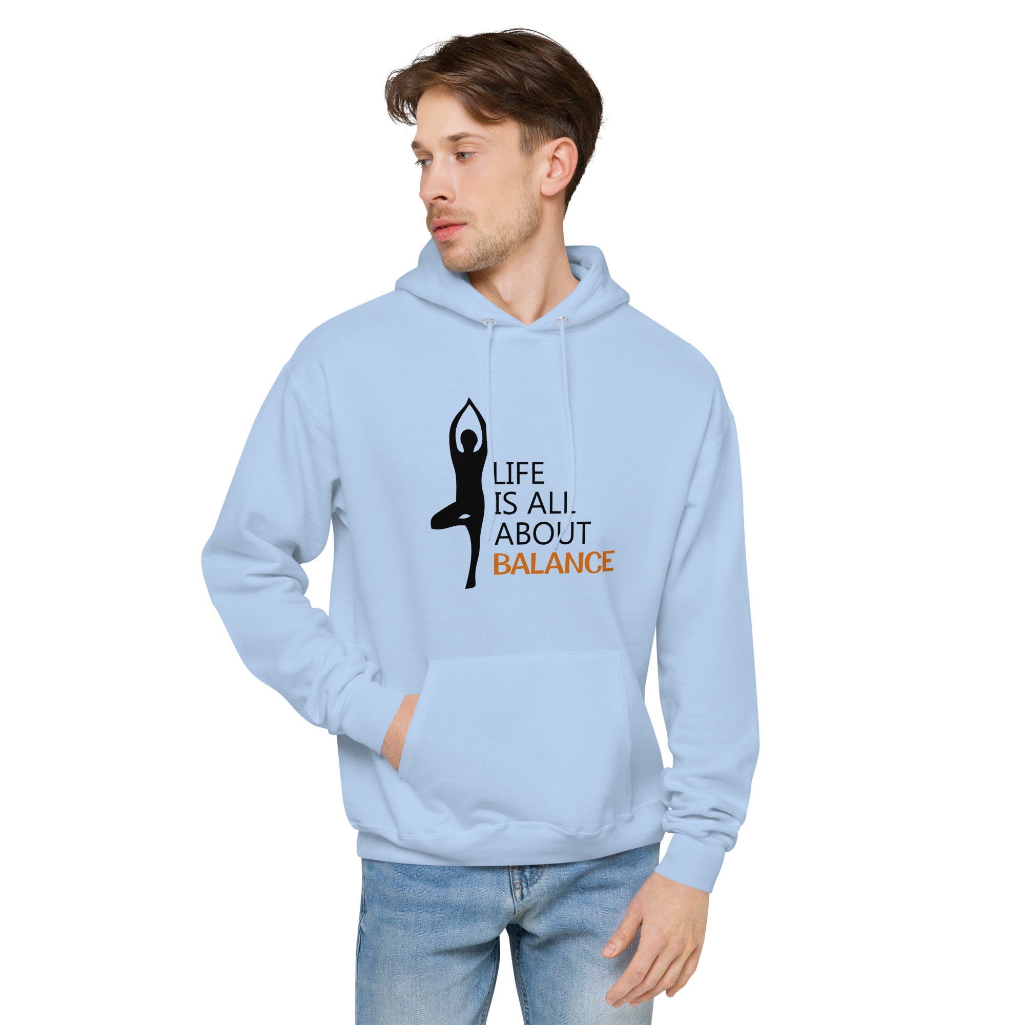 LIFE IS ALL ABOUT BALANCE - Unisex fleece hoodie