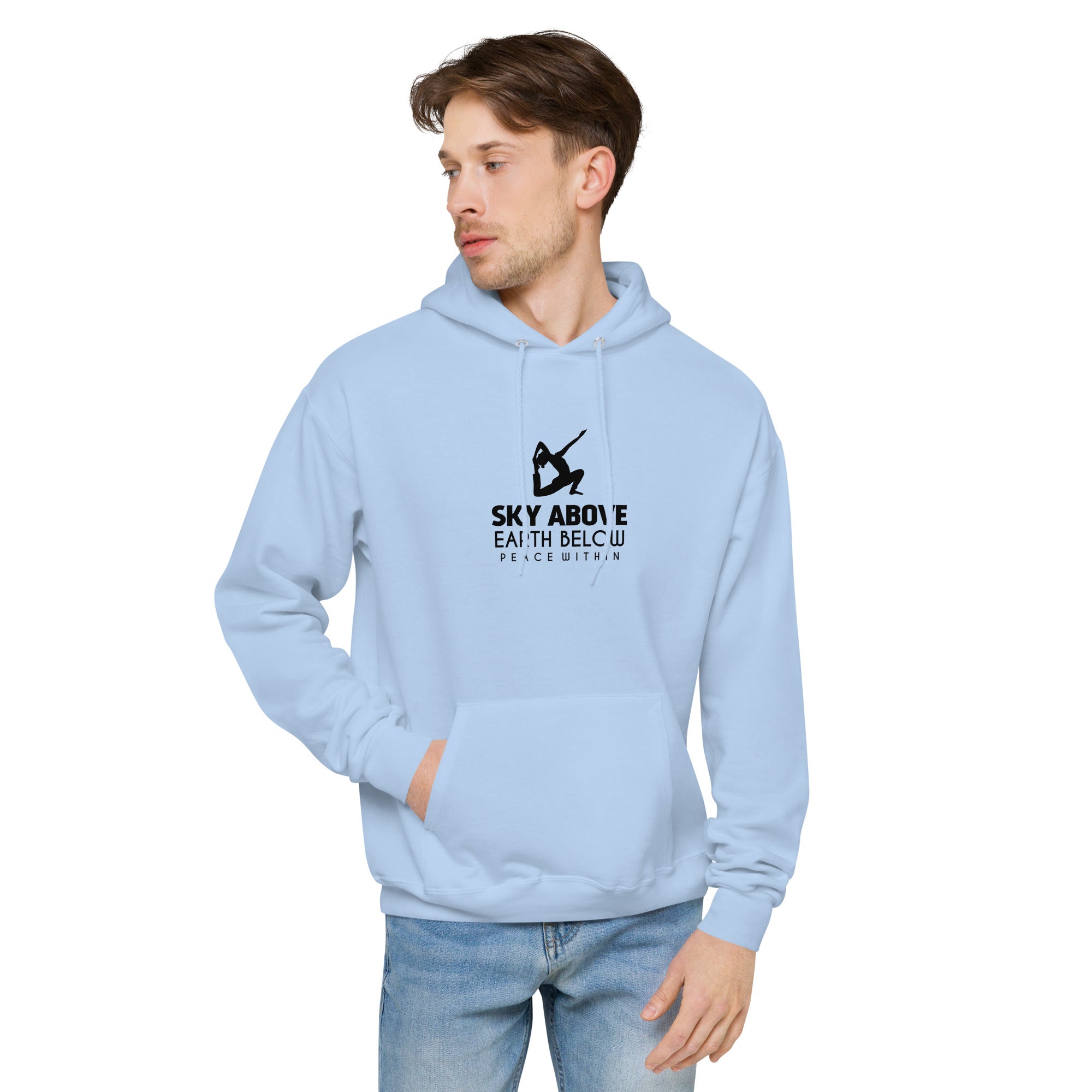 SKY ABOVE EARTH BELOW - Unisex fleece hoodie