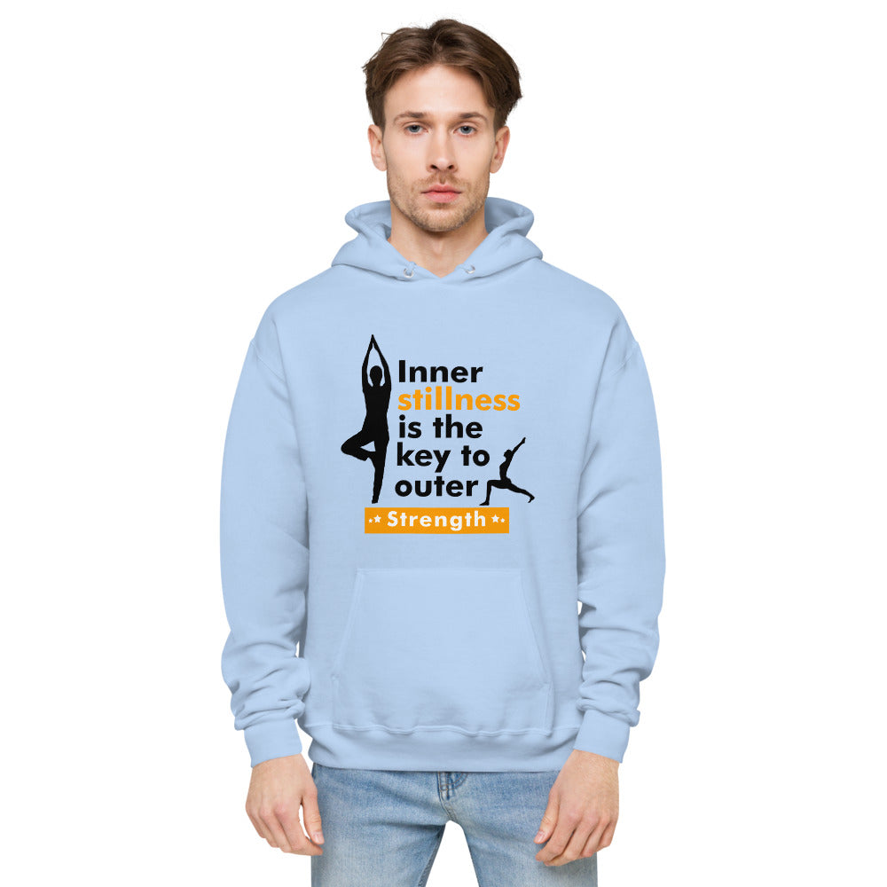 INNER STILLNESS IS THE KEY - Unisex fleece hoodie